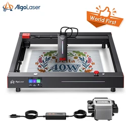 AlgoLaser 40W Laser Engraver with Air Pump 40W Laser Cutter for Wood Metal Crafting Customized Gift and Batch Produce Business