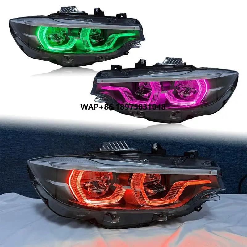 

Автозапчасти JONE для BMW 4 серии F32 F33 F36 F80 M3 M4 F82: Светодиодные фары 2013-2019 с RGB дневными ходовыми огнями