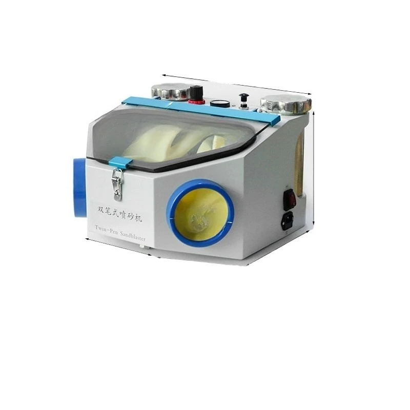 Dental Dual-Pen Sandblaster Orthodontic Aluminum Oxide Sandblasting Machine for Teeth Cleaning Surface Treatment