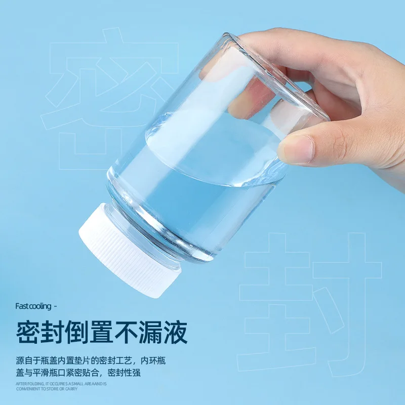 10Pcs 15-500ml Wide Mouth Clear Plastic Bottle, Empty Sample Container for Liquid Cream, Refillable Lab Jar