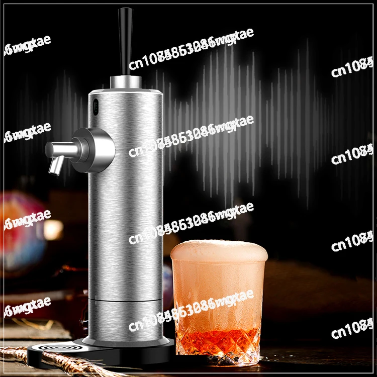 Portable Ultrasonic Bar Beer Foaming Tower Dispensing Machine Bubble Foaming Machine Bar Club