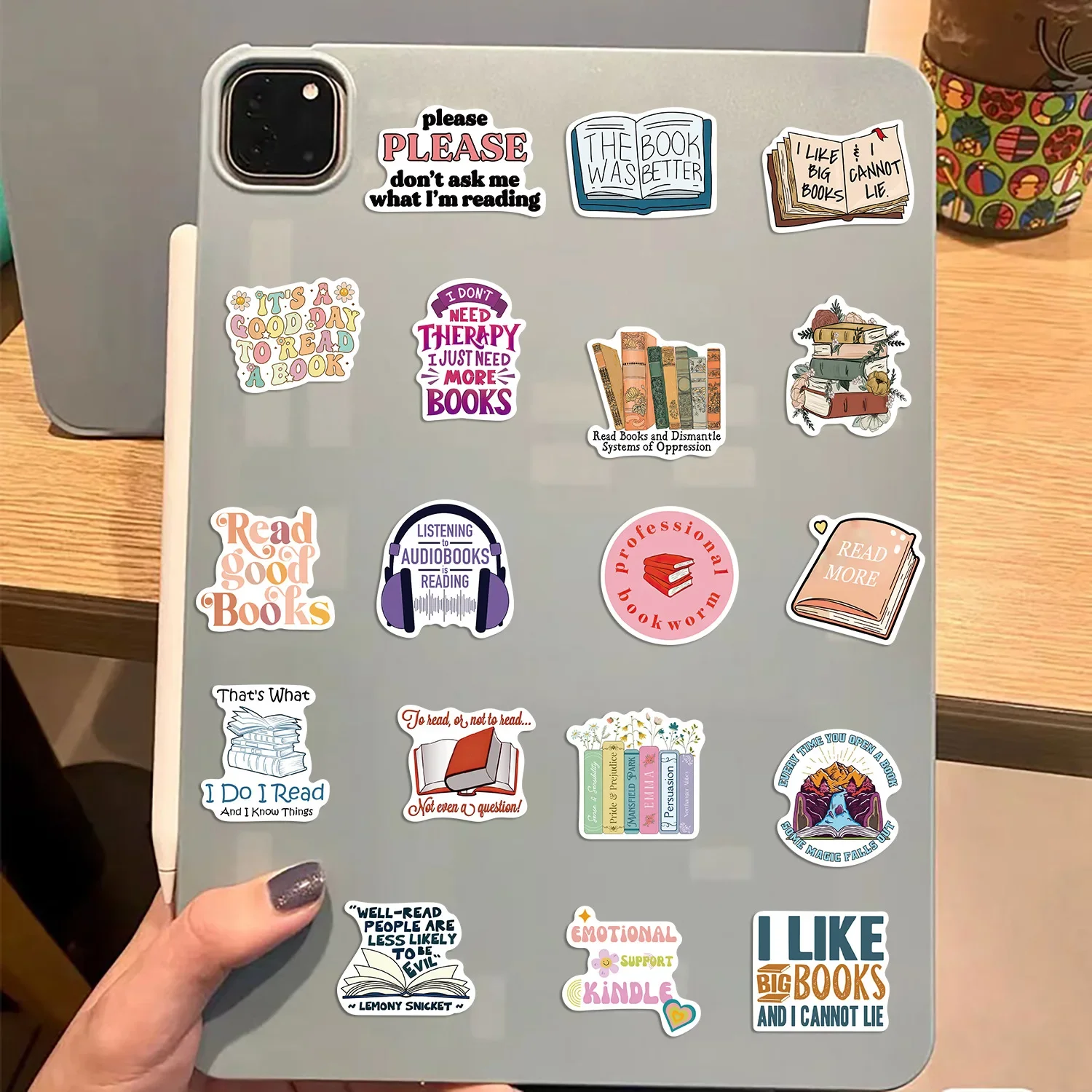 Pegatinas decorativas para libros de lectura, calcomanías de regalo de temporada escolar para estudiantes, álbum de recortes DIY, cuaderno,