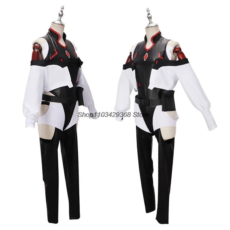 Spiel Cyber Lucy Punk Kostüm Cosplay Anime Sexy Frauen Bodysuit Overall Lucy Perücke Rolle Spielen Uniform Halloween Kleidung