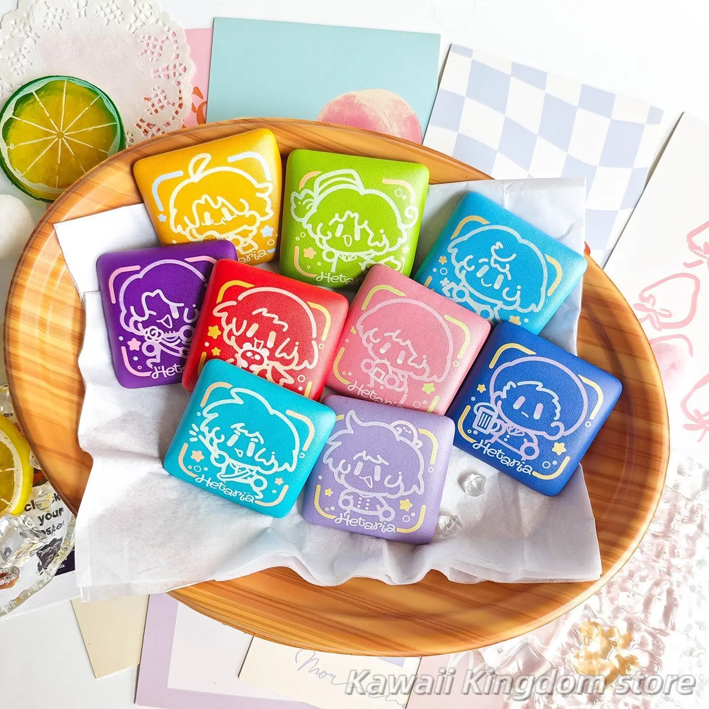 

Аниме игра Axis Powers, значок для косплея, брошь из искусственной кожи, кнопка, Itabag, декор, сумка, подвеска, игровая игрушка в подарок