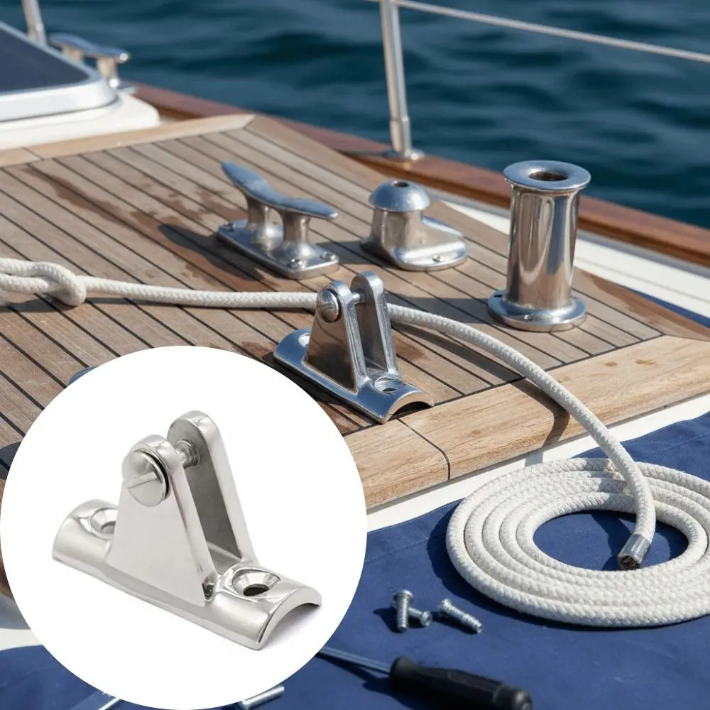 

Stainless Steel Bimini Top Fitting 316 Stainless Steel Concave Base Mount Deck Hinge Slide Cover Slide Cap