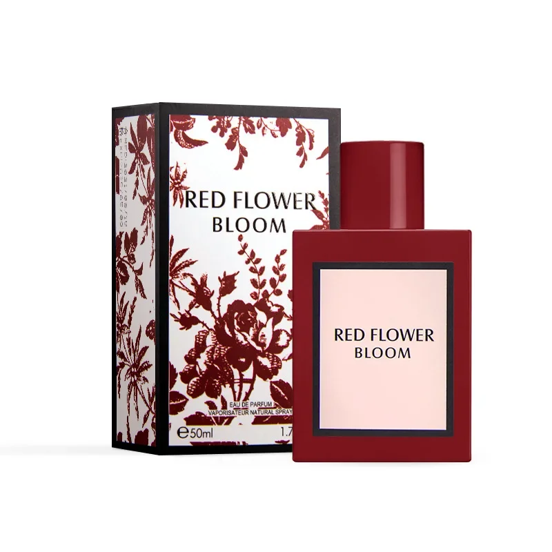 By biótico Red Flower Yue Fu Yi fragancia para hombres y mujeres, Fragancia ligera elegante, fragancia duradera