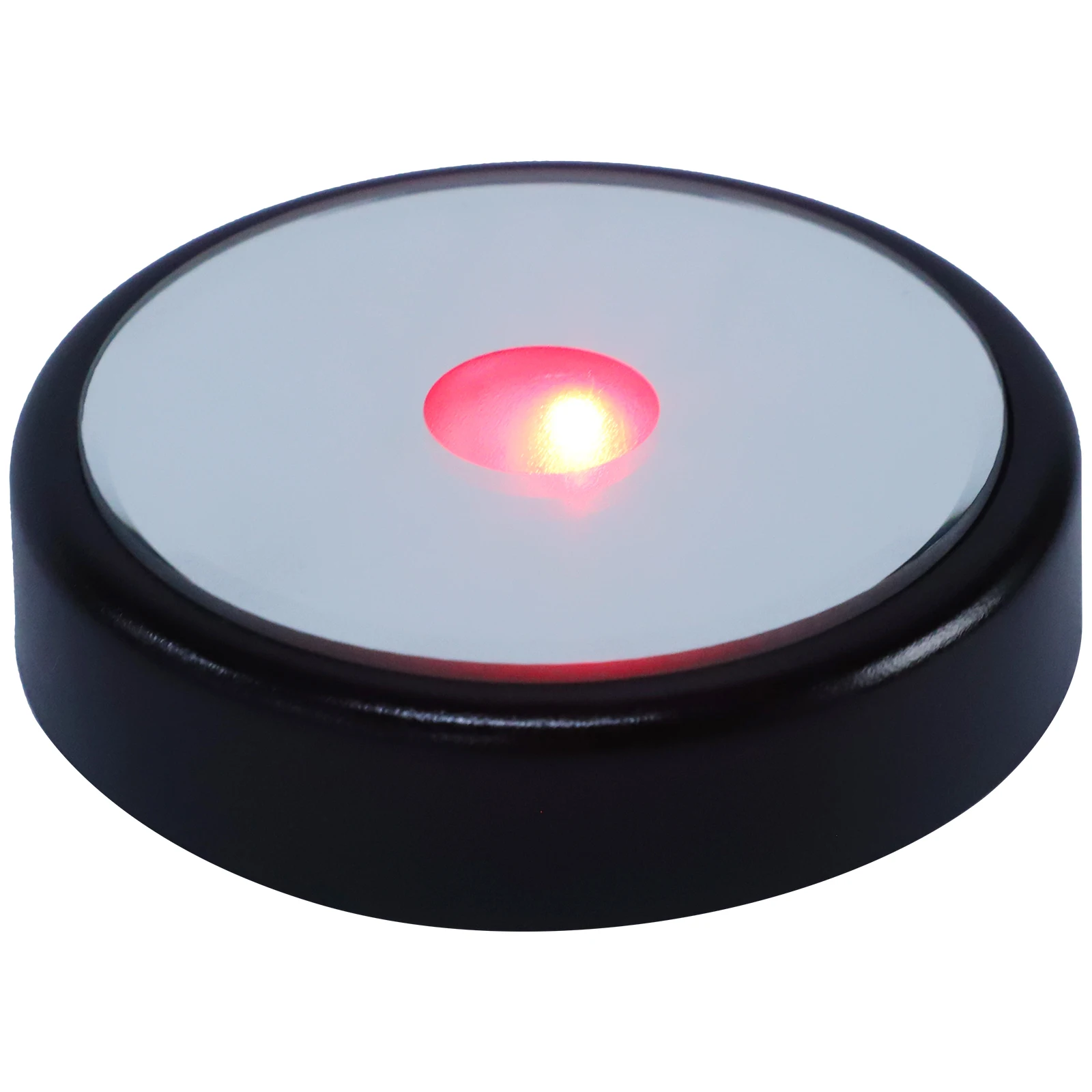 Alas Kristal Display LED Multi-Warna, Dudukan Pajangan Bercahaya untuk Figur Batu Kaca 3D, Berubah Warna