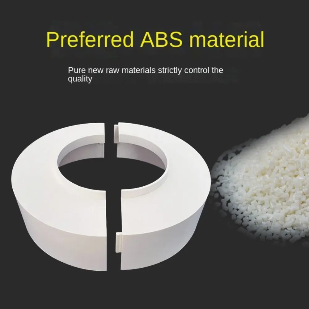 벽 플랜지 ABS 배수 파이프 커버 도금 조절 수도꼭지 장식 커버 파이프 벽 커버 주방