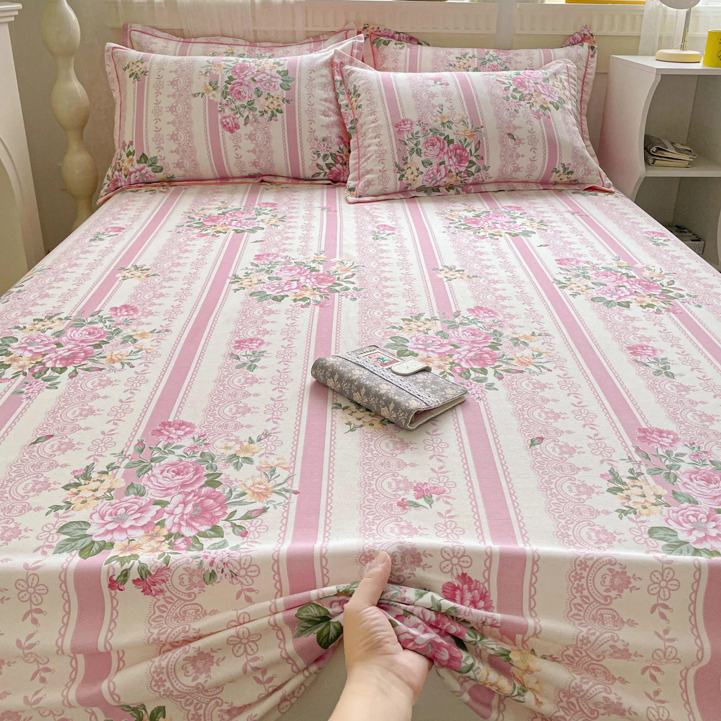 1Pc 100% Cotton Bed… - image