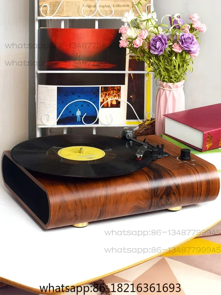 

Phonograph retro radio living room modern European LP vinyl record mini Bluetooth