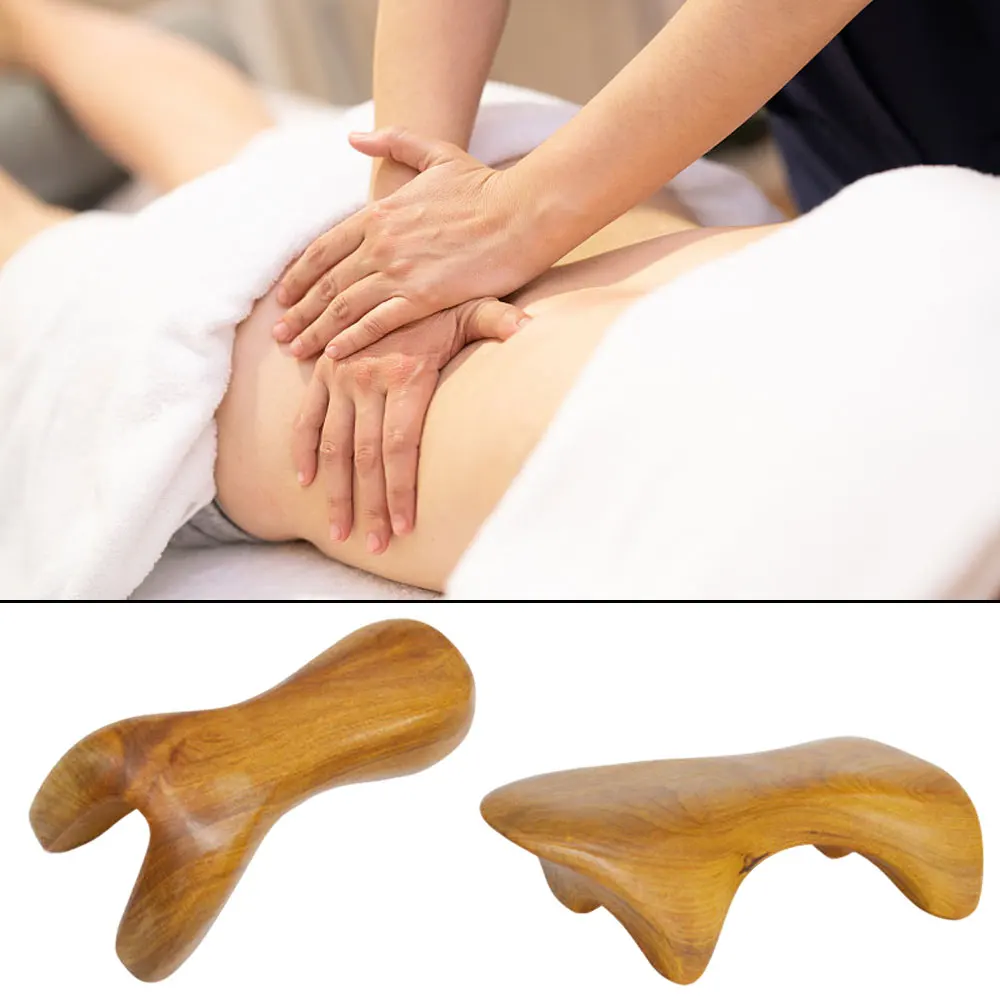 1 Piece Fragrant Wood Massager Presotherapy Tools Body Foot Reflexology Shiatsu Thai Massage Scraping Board