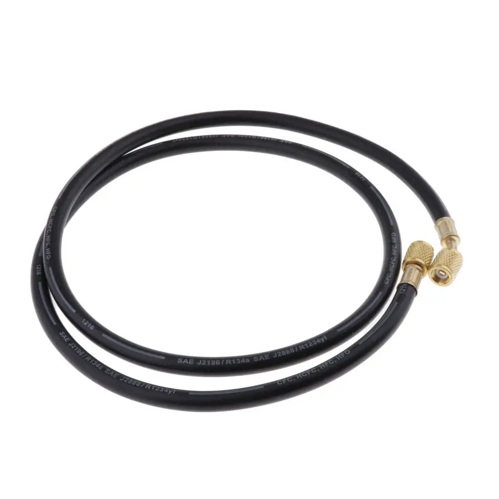Plus Ii Charging Hose Wear Resistant Black Rubber Tube for Refrigerant R410A Compressor Service