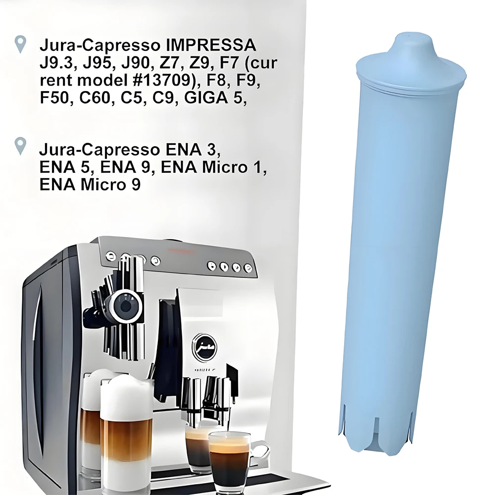 Coffee Machine Water Filter For Jura Claris Automatic Espresso Compatible With ENA3/4/5/9,J9/C60/F50 Impurities Enhance Taste