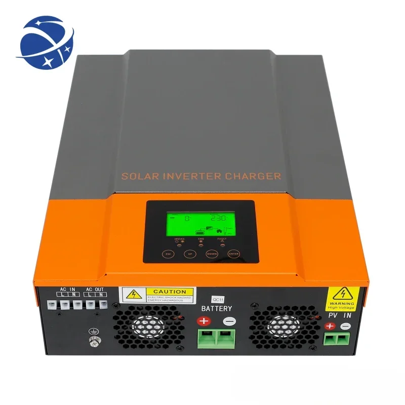 

YYHC 3000W Hybrid Solar Inverter 24V 220V Pure Sine Wave Inverter 3KW Built in MPPT 80A Solar Charger Controller