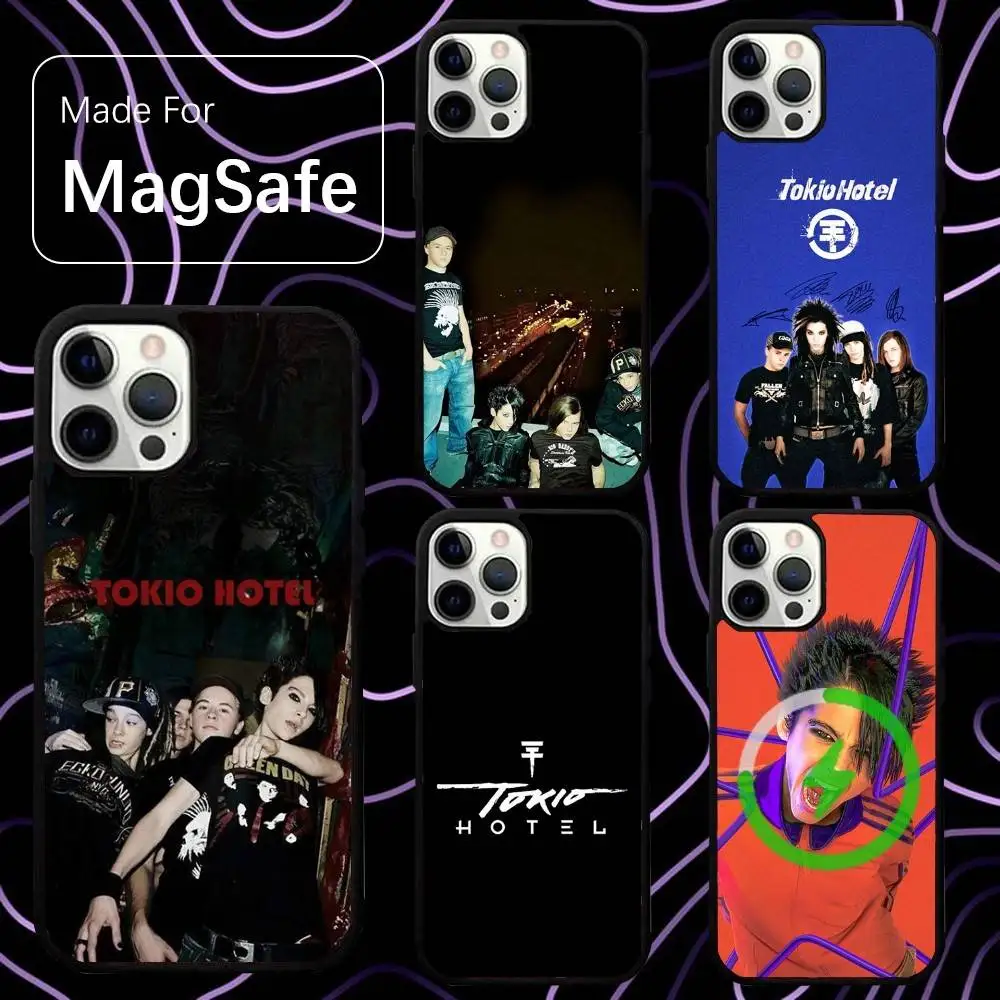 

T-TokioS Hotel Bill Kaulitz Phone Case For iPhone 16,15,14,13,12,11,Pro,Max,Plus,Mini,SE New Magsafe Magnetic Wireless Charging