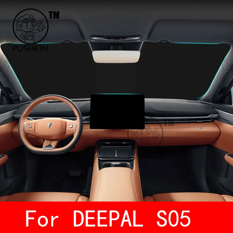 For Changan DEEPAL S05 EV REEV 2026 2025 2027 Car Front Windshield Sunshade Cover Anti UV Protection Auto Parts Accessories