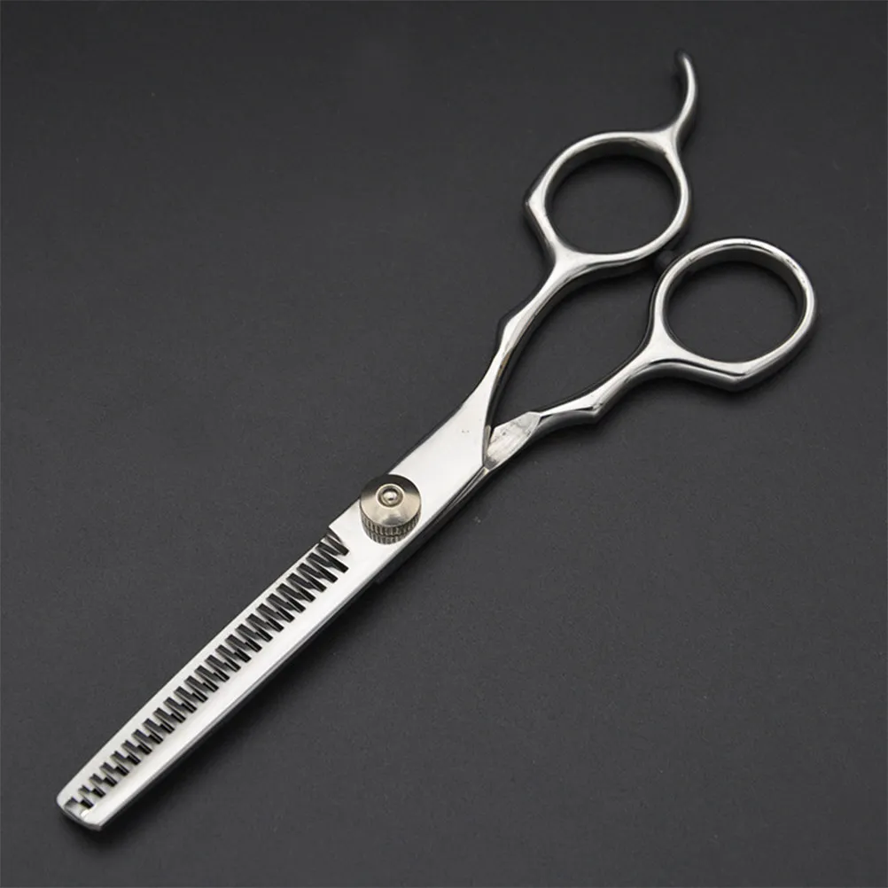 

Double Teeth Haircut Scissors Stainless Steel Barber Shears Hairdressing Tools Portable Hair Styling Accessories Home