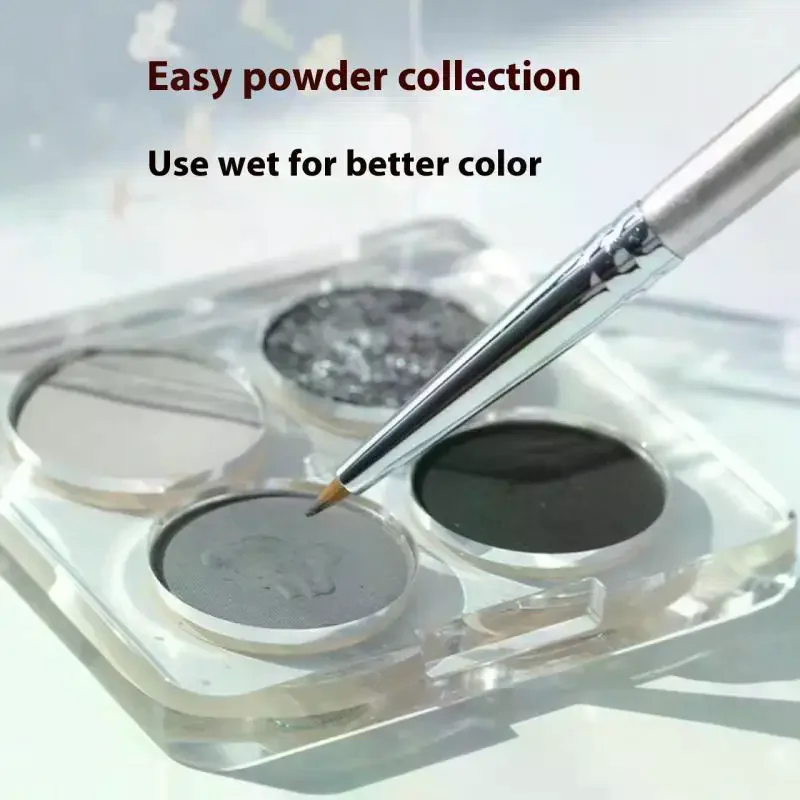 Ultra Fine Eyeliner Brush Angled Bent Tip Detail Eye Liner Brush Under The Eyes Place Precise Detail Concealer Brush 1/2Pcs