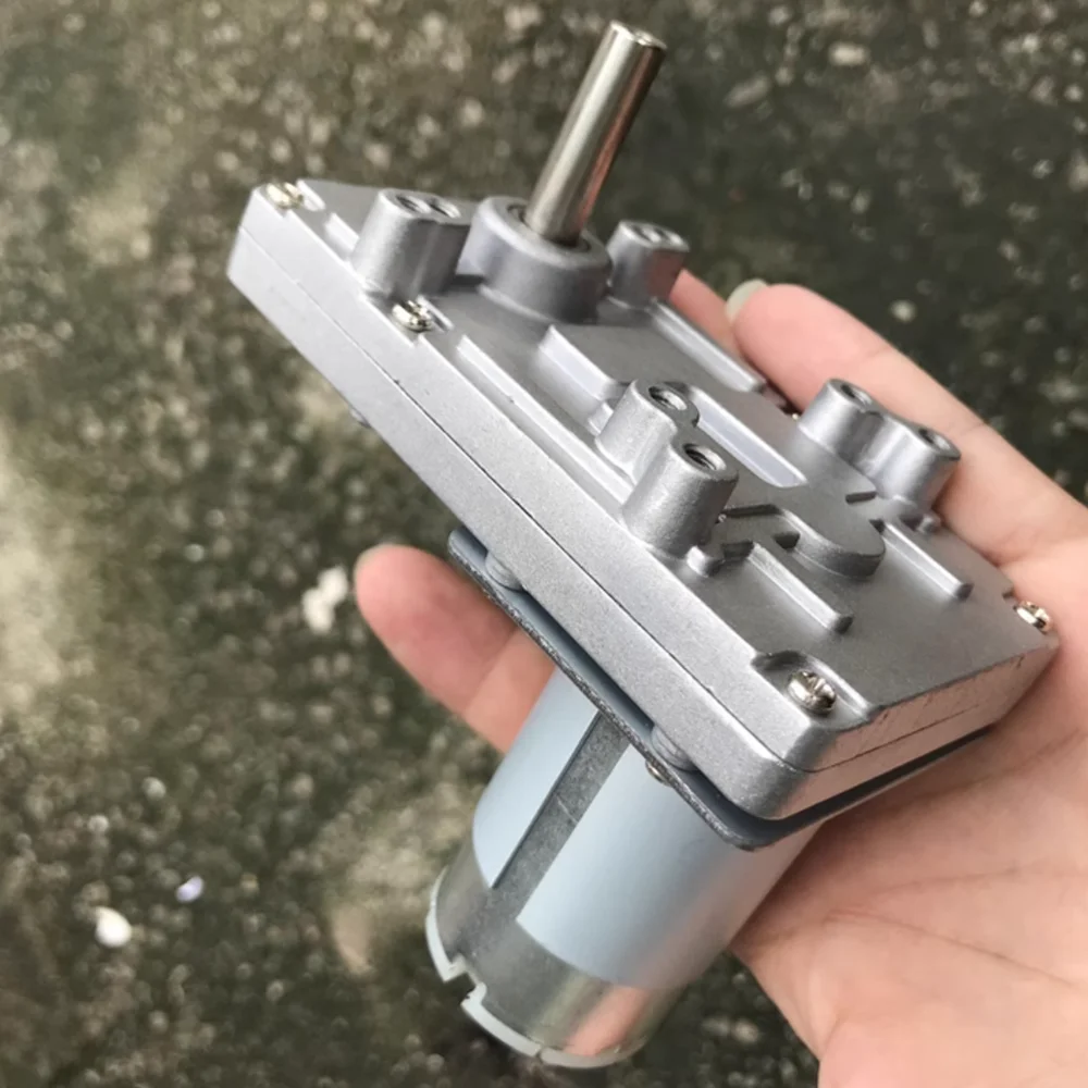 ميتال جير تيار مستمر تخفيض المحرك 12V24V