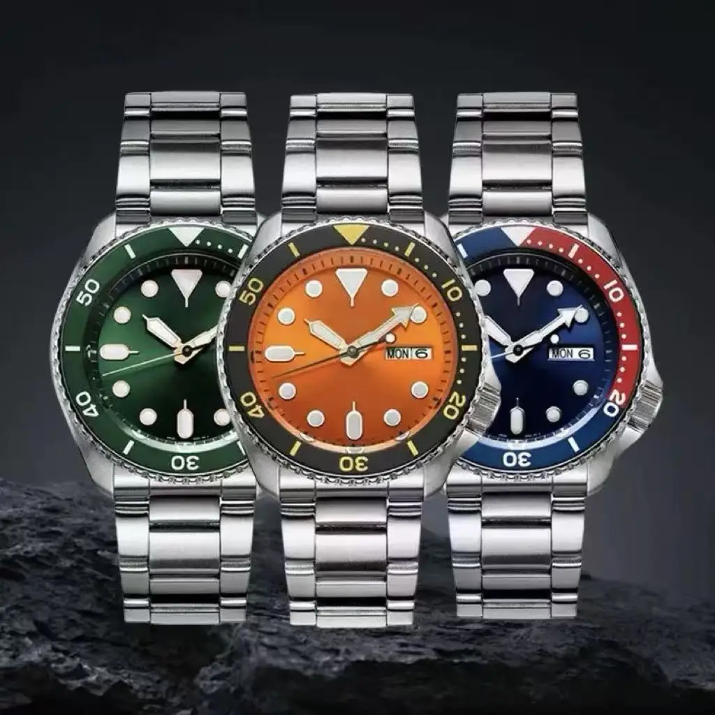 men‘s-40mm-stainless-steel-diving-watch-classic-red-blue-bezel-date-magnifier-quartz-movement