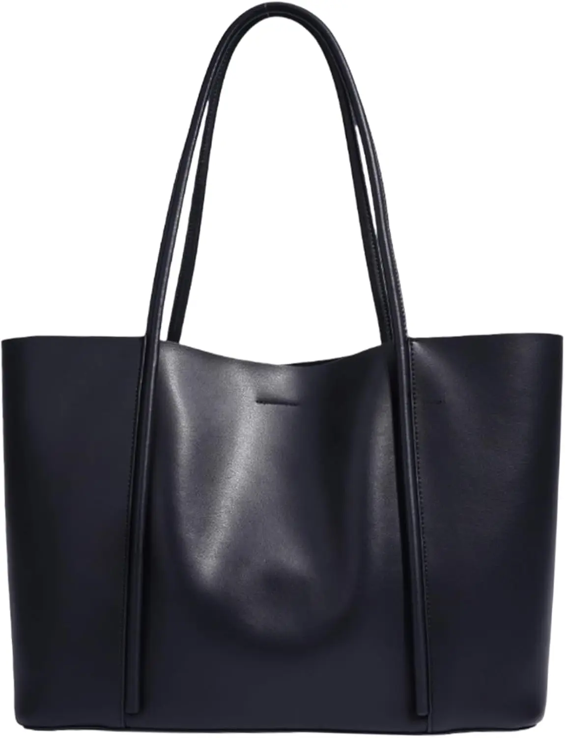

Women’s Genuine Leather Tote Bag, Soft Large-Capacity Fashion Shoulder Handbag with Top Handle