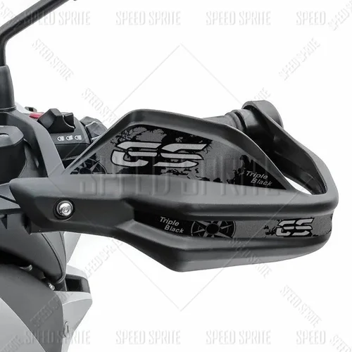 Imagen 2 del producto Pegatinas protectoras de manos para motocicleta, calcomanías para R1250GS ADV R 1200GS Adventure XR F850/750/650GS, 40 años, Triple negro, resistente al agua