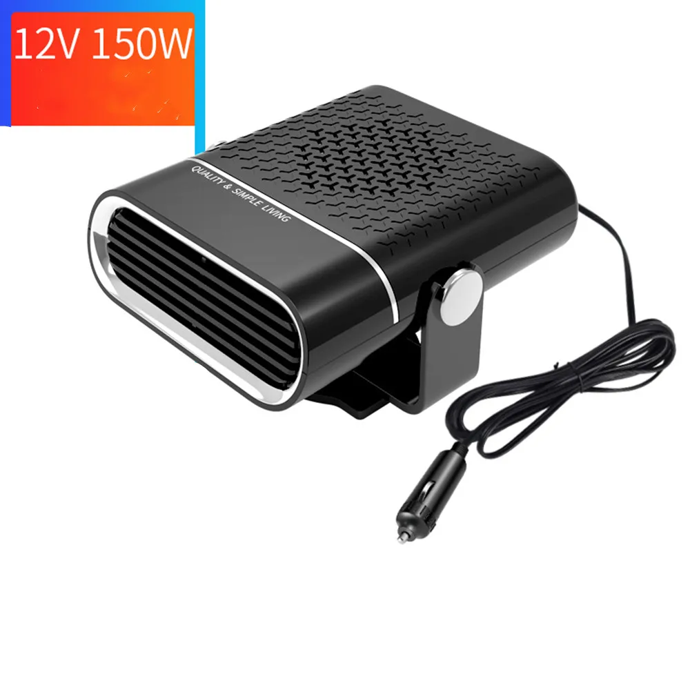 

12V 1000W Portable Auto Heater Defroster Demister Heater 360 Degree ABS Heating Cooling Fan For Cars Trucks Car Accessories