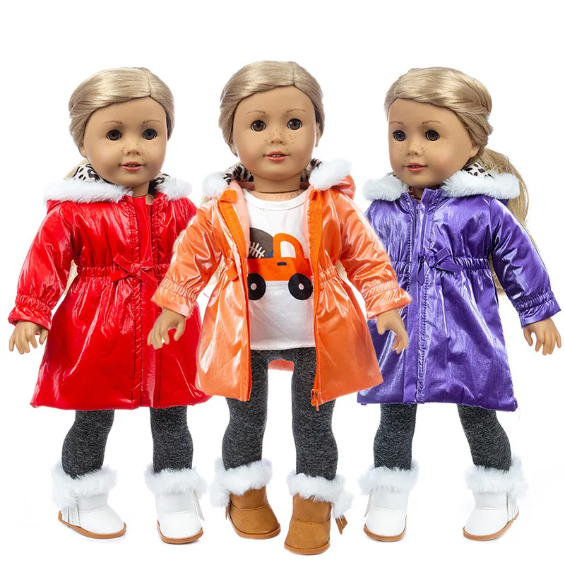 

Doll Clothes 43cm Baby New Born Doll Coat 18 Inch American Generation Alexander Girl Doll Jacket Children Gift