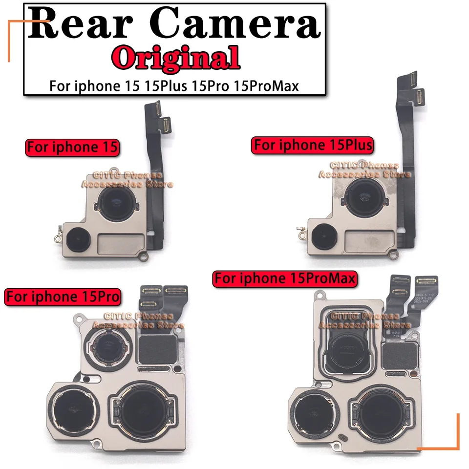リアカメラ IPhone 14 15 プロマックスフレックスケーブルカメラレンズ