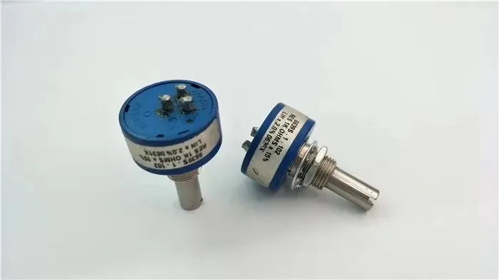 1 potenciómetro de plástico conductor OPHDAM Bourns 6639s-1-1021k con un diámetro del eje de 6,4mm