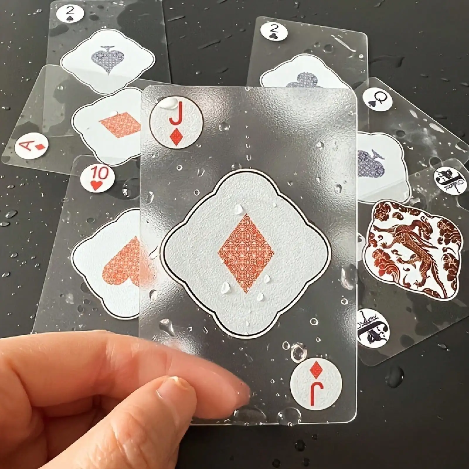 

Creative PVC Transparent Plastic Playing Cards With Crystal Corners, Board Game Poker Cards, Wholesale Poker Cards