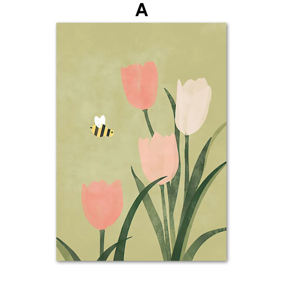 Easter Spring Pastels Minimalism Canvas Painting Nordic Posters And Prints Wall Art Pictures For Living Room Home Decor