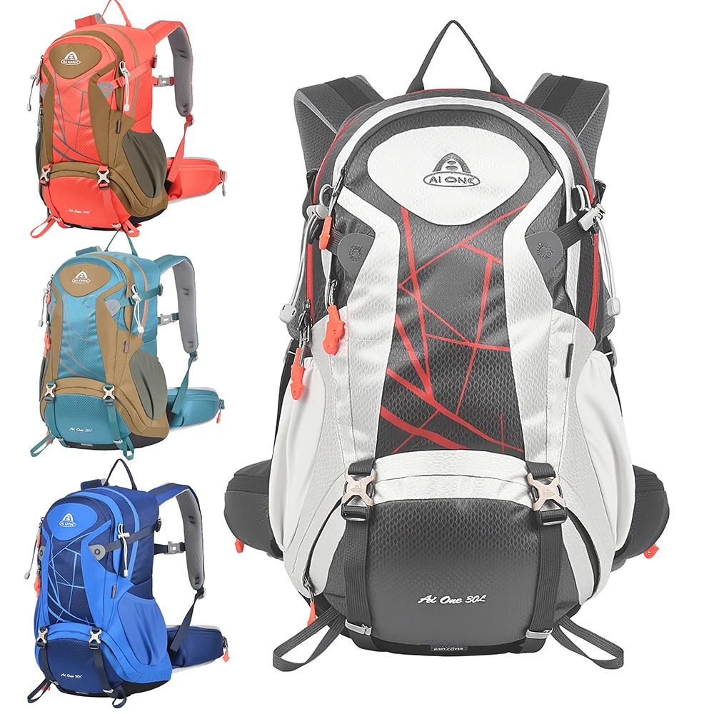30L Hiking Backpack with Suspension System, Lightweight Water Resistant Outdoor Camping Daypack for Travel Trekking Men Women