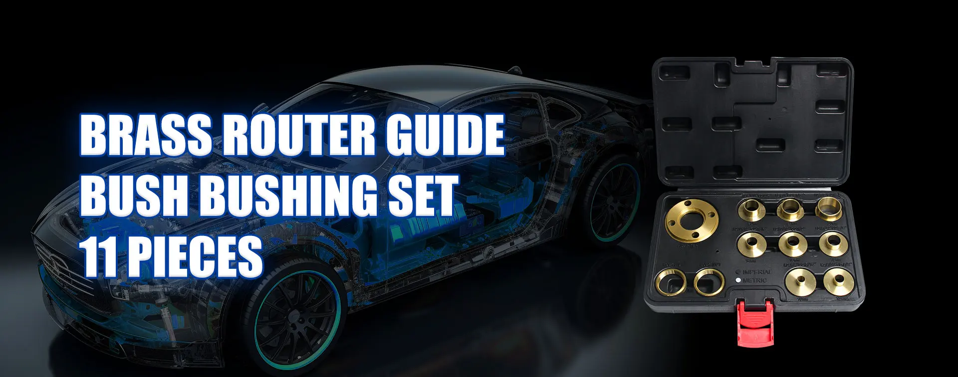 مجموعة جلبة توجيه طحن الخشب الكهربائية من النحاس النقي متنوعة من دليل القوالب قفل السكك الحديدية ملحقات أدوات الطاقة بعمود الجوز