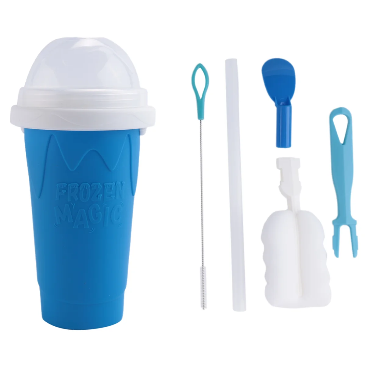 Geler Magic Slushy Cup, SmUnvétérans wn ie standardisation avec des veds et des pailles, Slushie Maker Cup, Is Cool Stuff Things