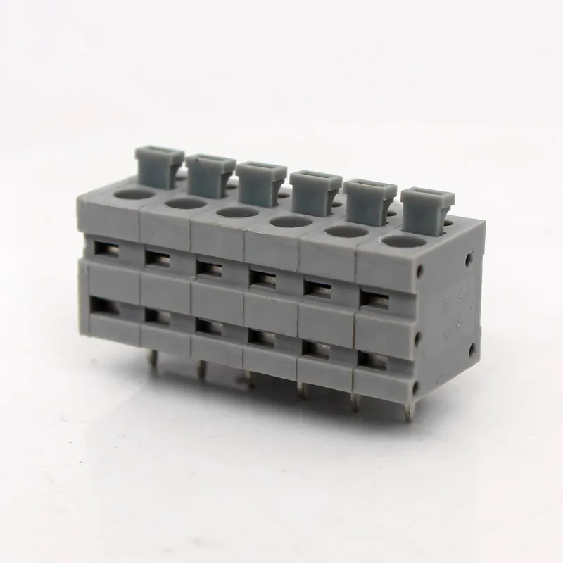 100PIN Grey FS1.5 KF211V 5.0 2P ~ 12P PCB SPRING TERMINAL BLOCKS DG211V 5.0mm  PHOENIX CONTACT DEGSON KEFA