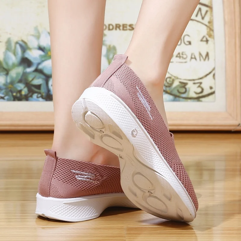 2022 Hot Women Fashion Shoes Flats Laides Breathable Loafers Casual Sports Shoes Walking Shoes Yoga Shoes Zapatos De Mujer