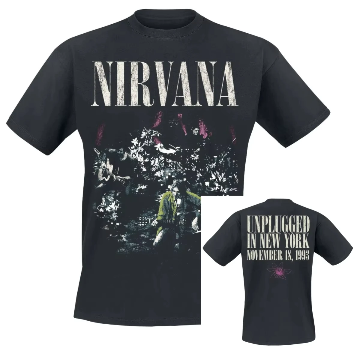 Nirvana Cotton Men 2026 Shirt Y2k Garbage Rock Graphics Hiphop New Men Clothing Women Summer Short Sleeved T-shirt