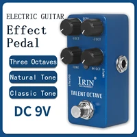 IRIN RS-19 Talent Octave Pedal de efecto de Guitarra 3 Octave efectos de sonidos separados pedales True Bypass accesorios de Guitarra eléctrica