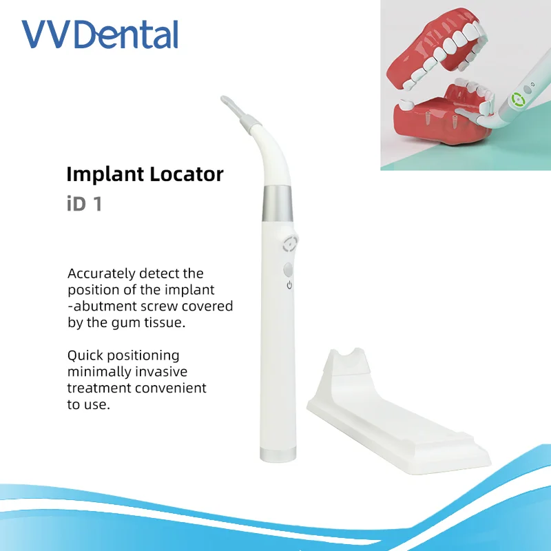 Portable Dental Implant Sensor Tools Locator Cross-Scanning Spot Screwdriver Accurate Detector Tools 360 Rotatable Sensor