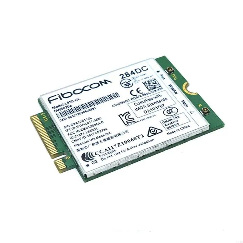 N84B DW5820E L850-GL L850 DW5820 LTE Mô-đun thẻ 0284DC 284DC cho máy tính xách tay 3540