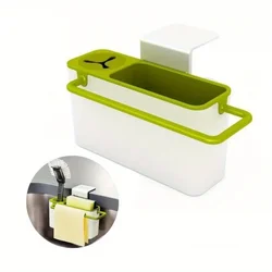 1PC Kitchen Organizer Sponge Kitchen Box Draining Rack Dish Self Sink Storage Stands Utensils Towel Rack