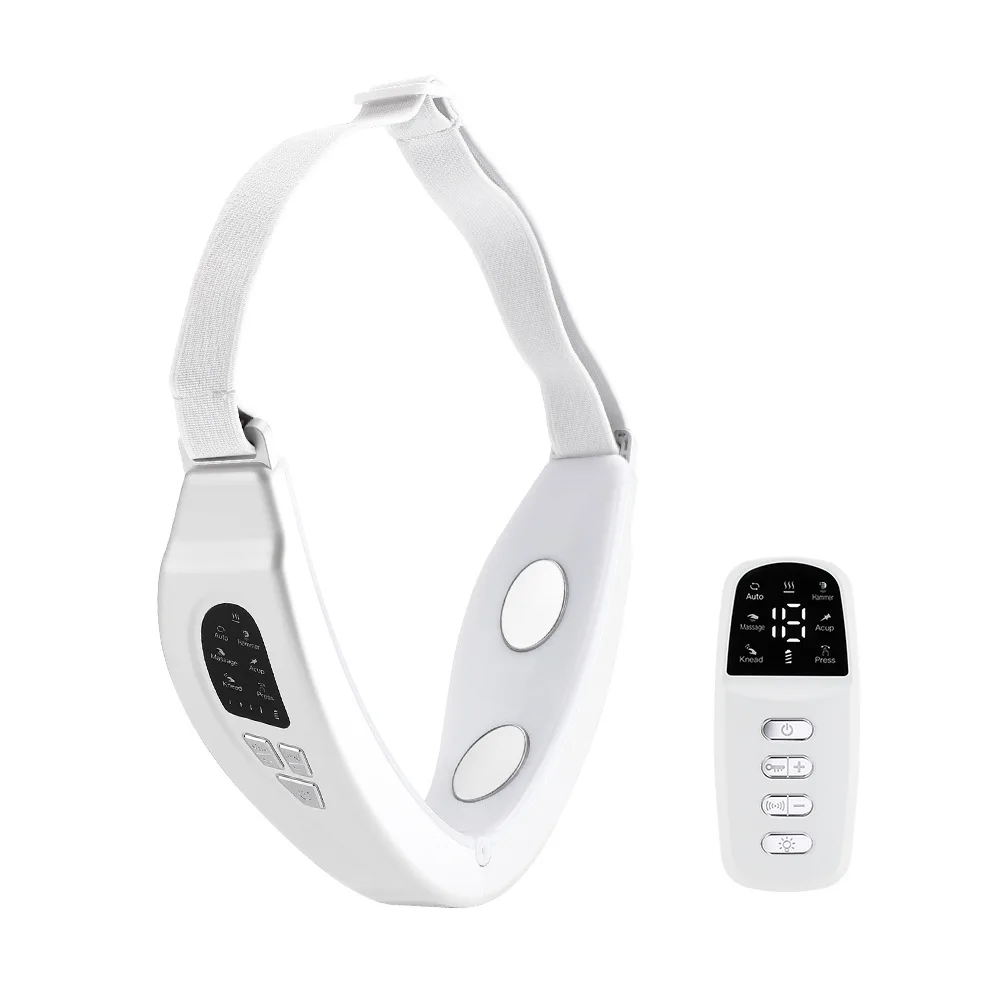 Micro-Current EMS Facial Massager Thin Face Meter Remote Control Instrument for V-Lifting Beauty