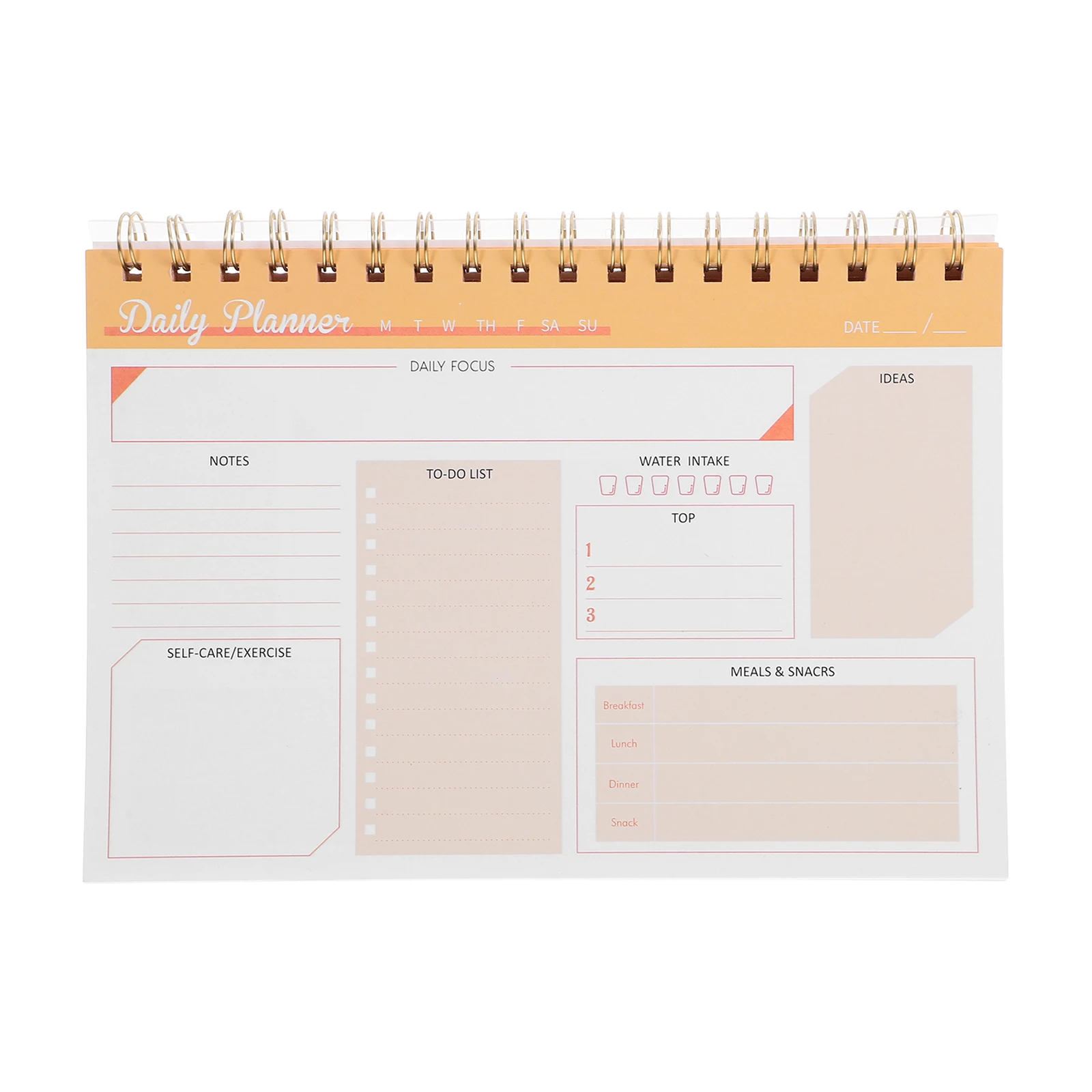 

Efficient Spiral Work Appointment Notepad Homeschool Study Daily Organizer Pad For Home School Teachers Date Planner Notepad