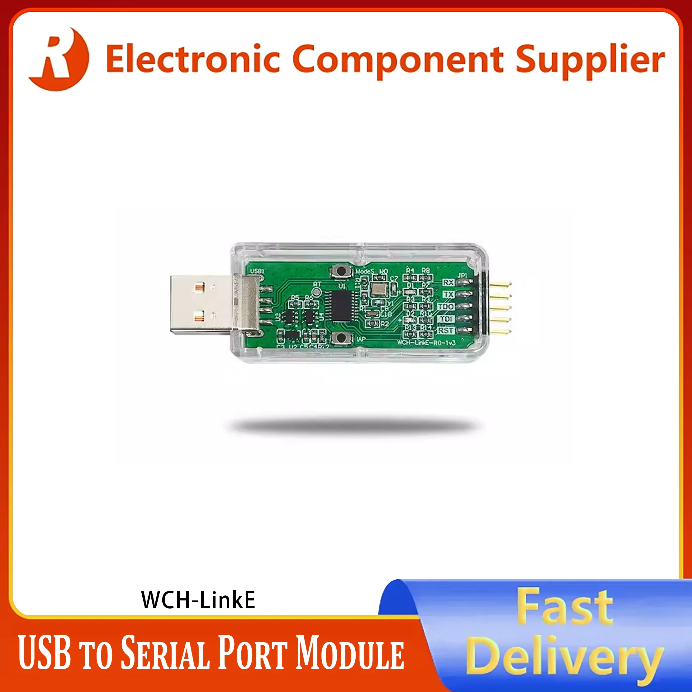 WCH-Link Series Qinheng Emulator WCH-LinkE DAP USB-to-Serial Module Dual-Function Device