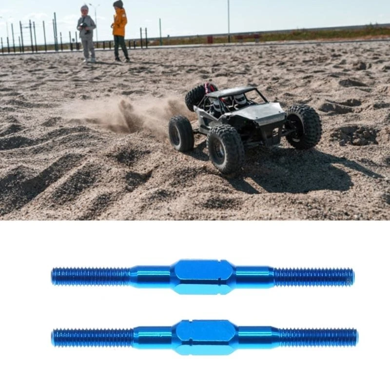 

2 Pieces 3x42mm Aluminum Turnbuckle Rods For Improved Stability In Remote Control Vehicles