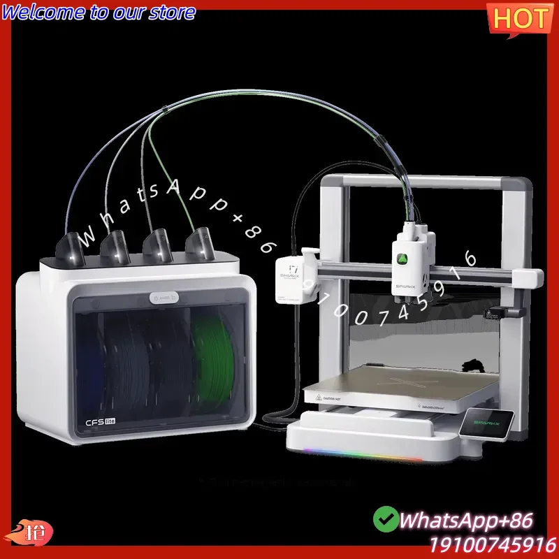 2026CE SPARKX I7 3D Printer Multicolor 4 Color High Speed Auto Leveling AI Direct Drive 3D Printing Machine