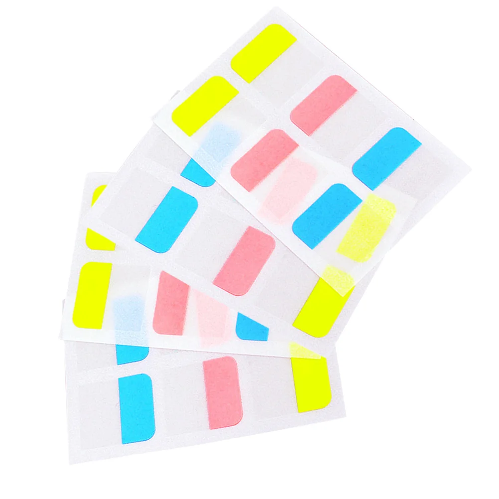 

8 листов, легкие отслаивающиеся наклейки, индексные наклейки разных цветов, самоклеящиеся блокноты, школьные и офисные принадлежности для студентов