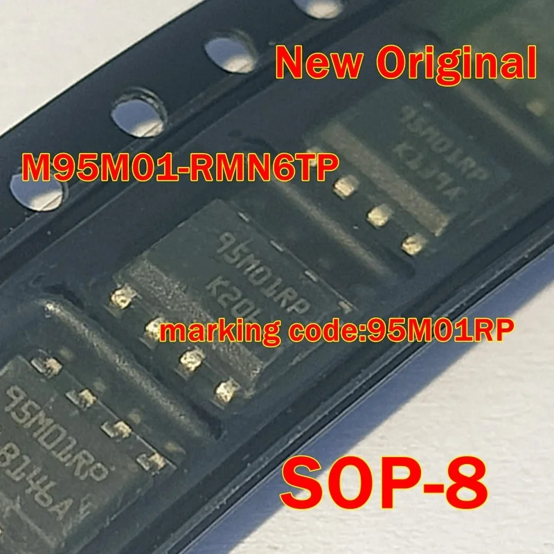 

1pcs to 100pcs M95M01-RMN6TP New Original SOP-8 marking code:95M01RP 1 Mbit serial SPI bus EEPROM with high speed clock