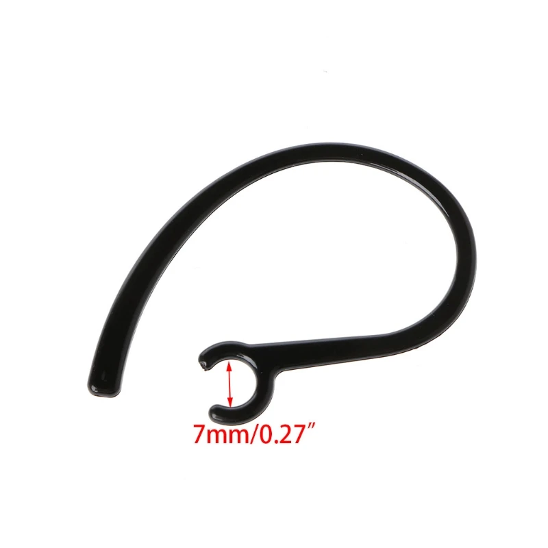 Ganchos para orejas soporte abrazadera, cubierta retráctil para auriculares, 2 uds.